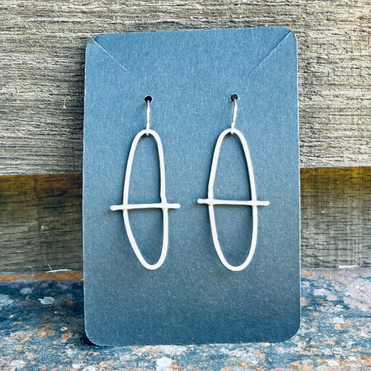Abstract Organic Hoops in Silver and Brass
