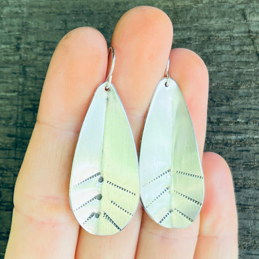 Silver Leaf earrings